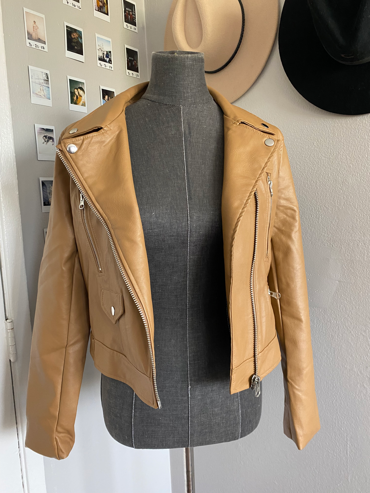 Stacy Faux Leather Jacket