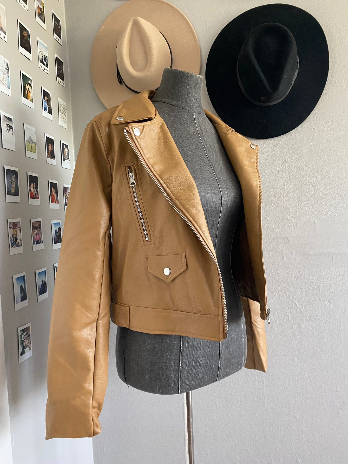 Stacy Faux Leather Jacket